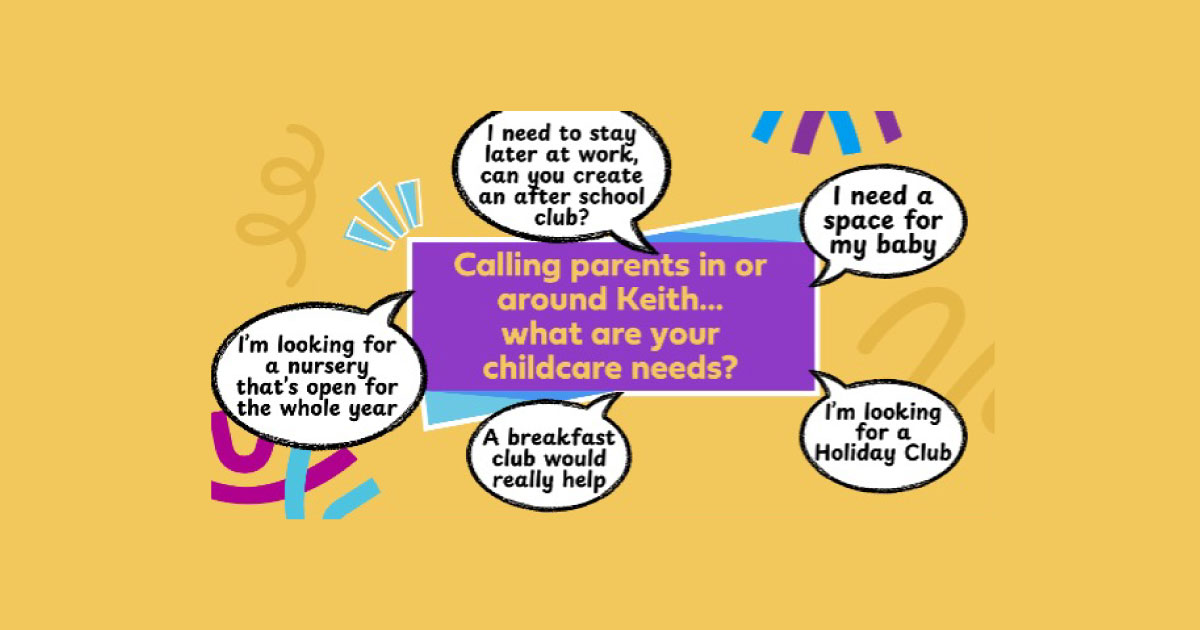 Image illustrating the news post `Community Childcare Survey for Keith Families`