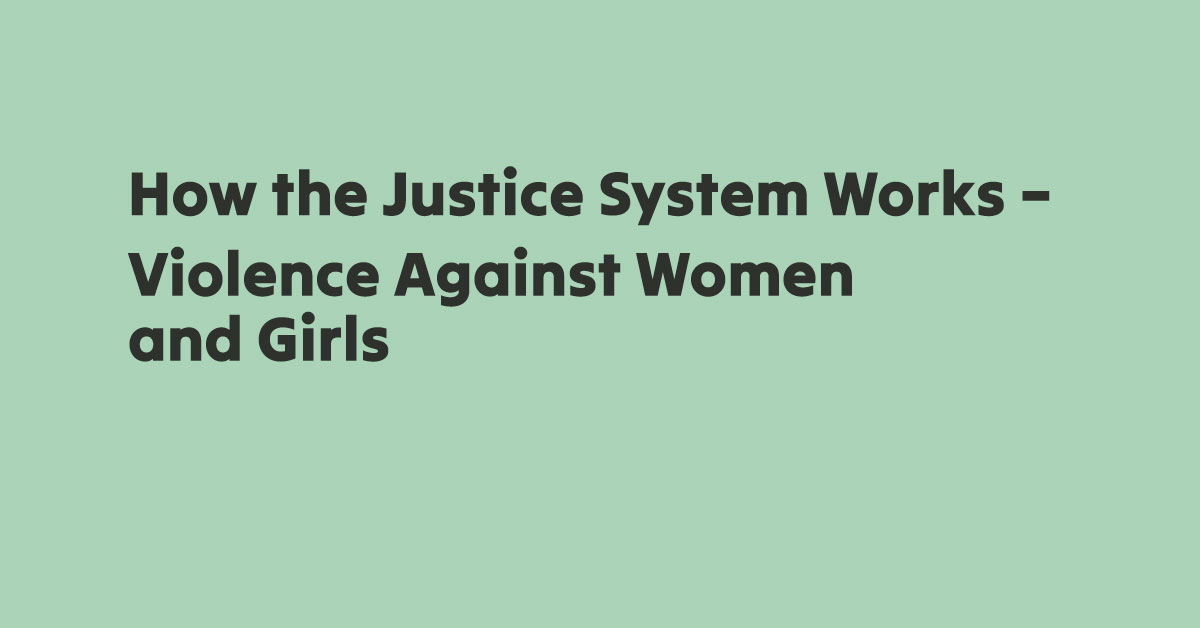 How the Justice System Works online event